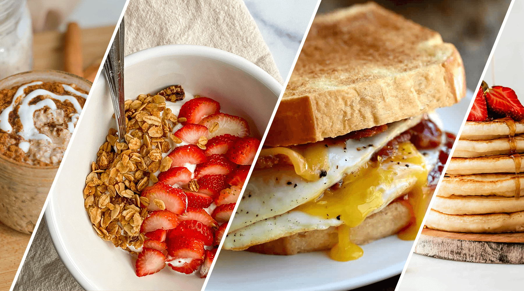 4 Easy Breakfast Ideas w/ 30+ Grams of Protein