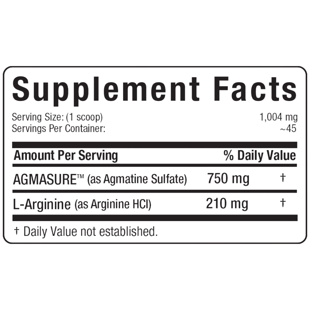 Agm Labels Agmatine + Arginine