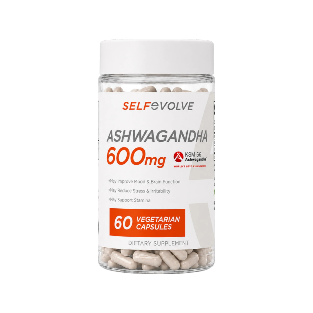 Ashwagandha Root KSM-66, 600mg, 60 capsules