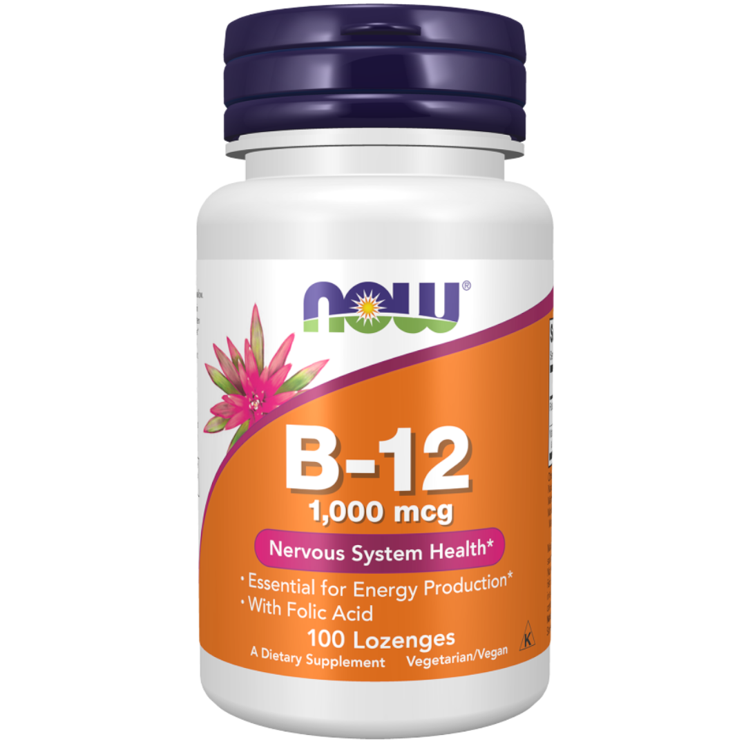 B-12, 1000mcg, 100 Lozenges