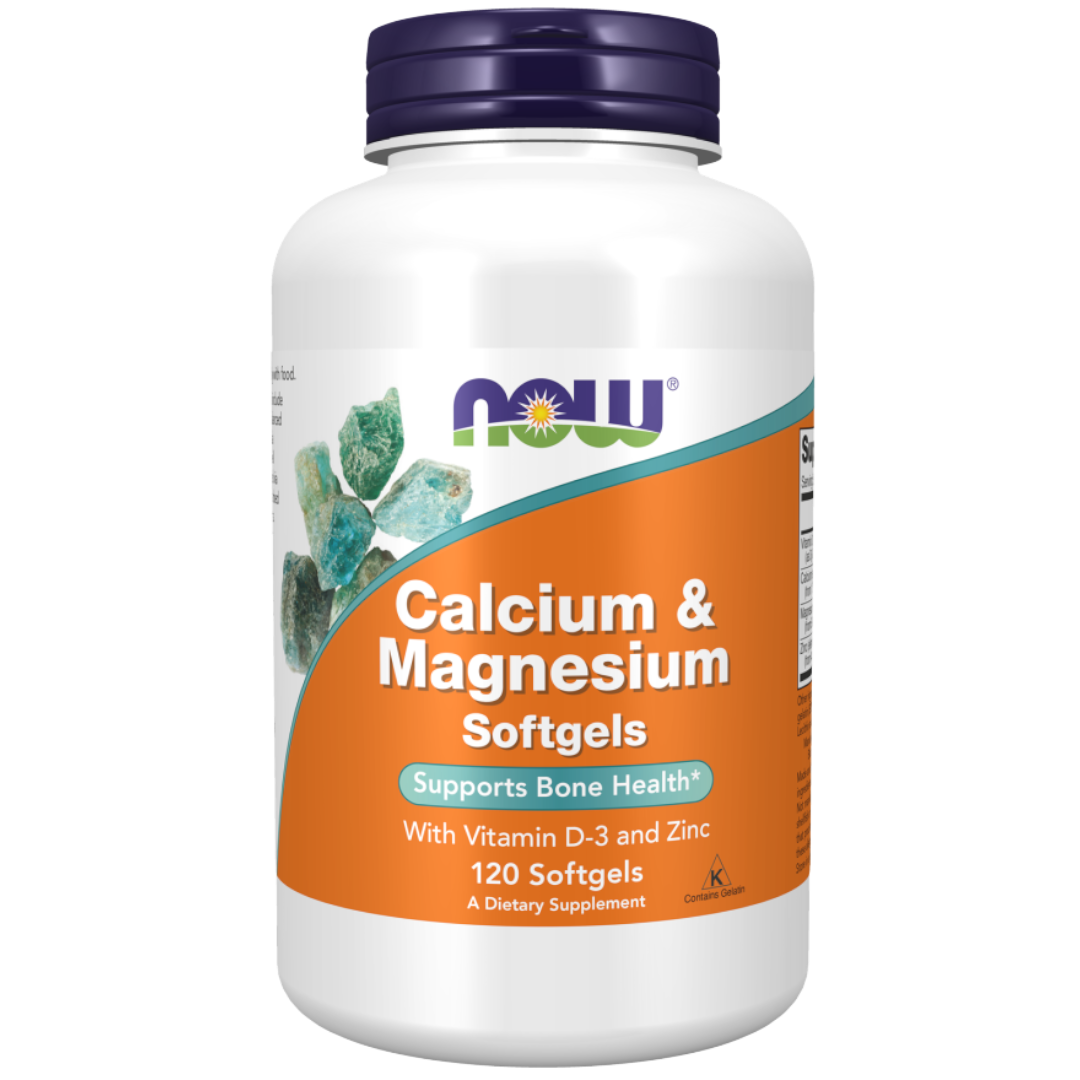 Calcium & Magnesium + D & Zinc, 120 Gels