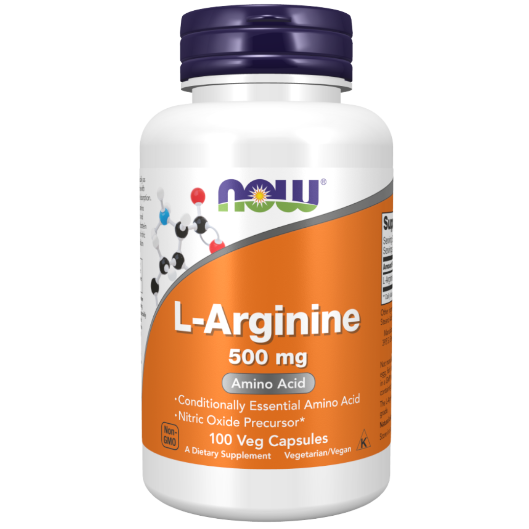 L-Arginine, 500mg, 100 Caps