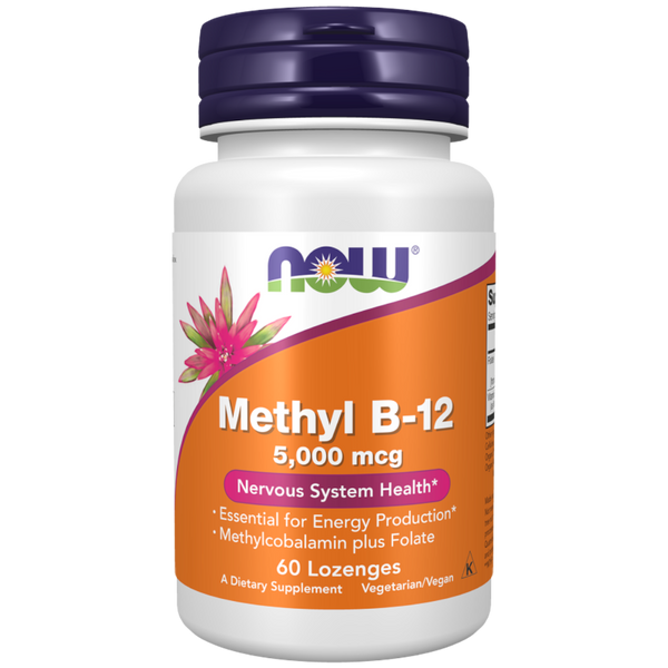 Now Foods Methyl B-12, 5000 mcg, Lozenges