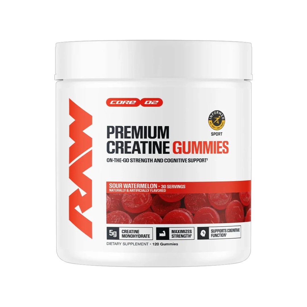Premium Creatine Gummies, Sour Watermelon