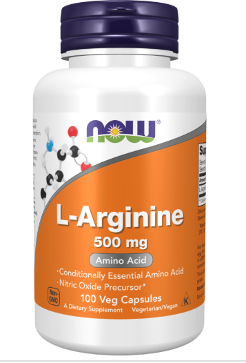 L-Arginine, 500mg, 100 Caps