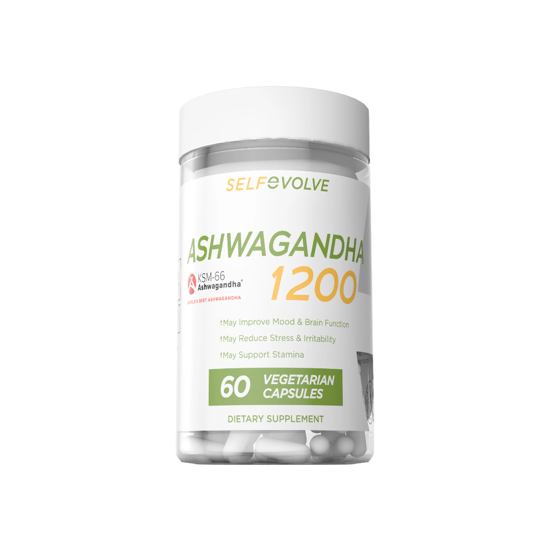 Ashwagandha Root KSM-66, 1200mg, 60 capsules